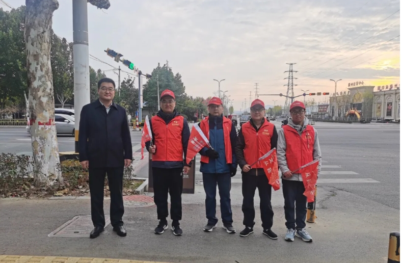 【文明交通 安全出行】PA视讯集团积极开展文明交通志愿服务活动