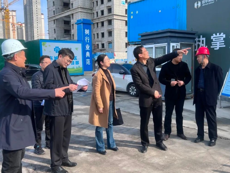 市棚改回迁安置项目推进专班到PA视讯发展公司督导调研