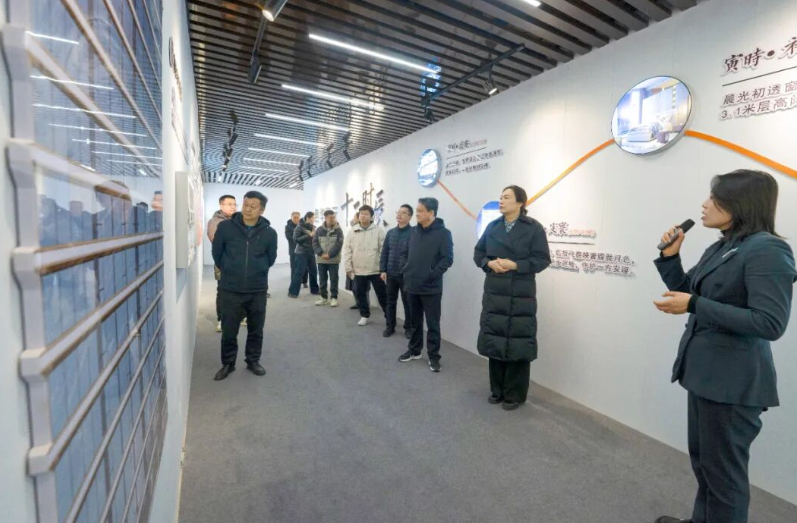 枣庄市住建局到PA视讯启元指导服务高品质住宅建设