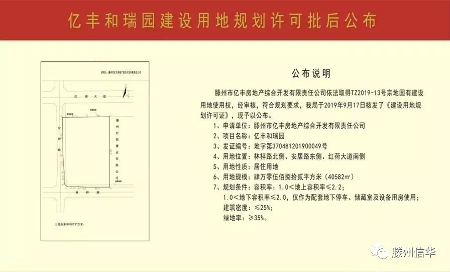 亿丰·和瑞园项目开工前各项准备工作以基本就绪