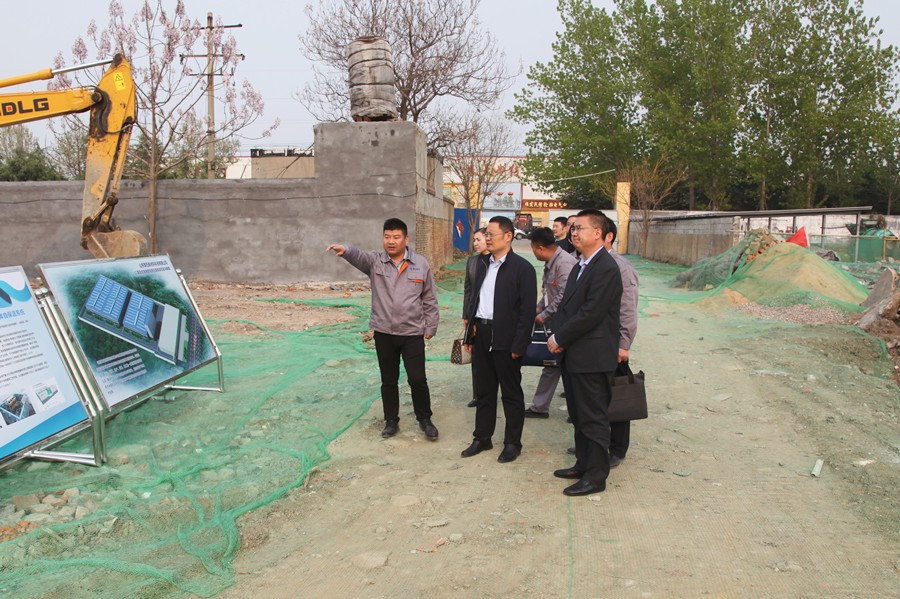 徐俊董事长一行到聚石新材料科技公司进行调研