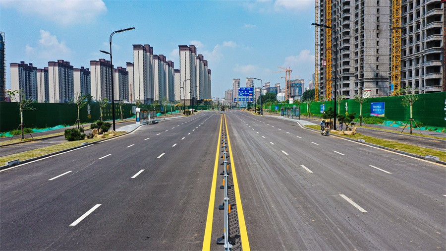 荆河东路即将具备通车条件