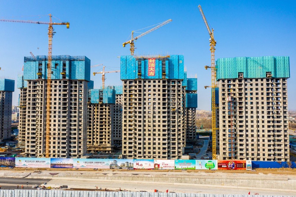 PA视讯城琭园（二期D区）53号楼荣耀封顶