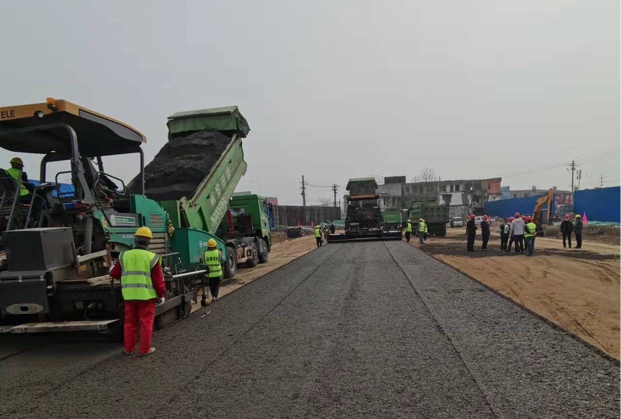 远景市政公司扎实推进荆河西路延伸工程