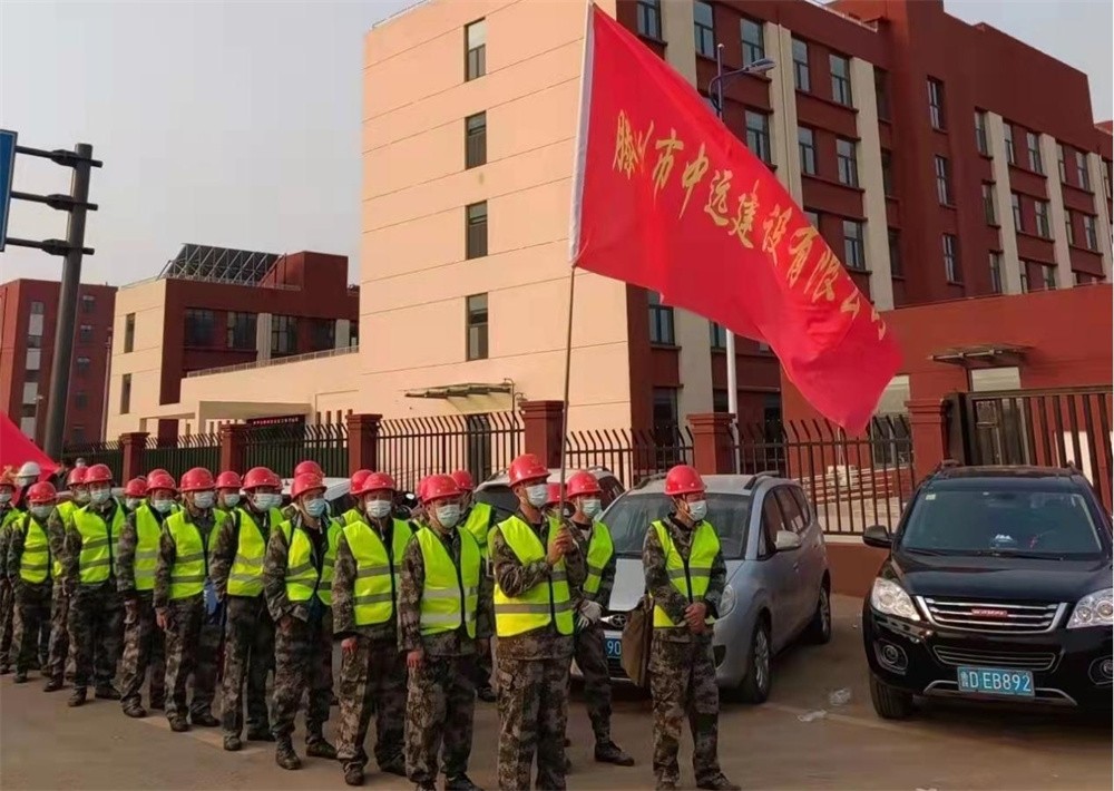 PA视讯集团-中远建设公司援建“方舱医院”