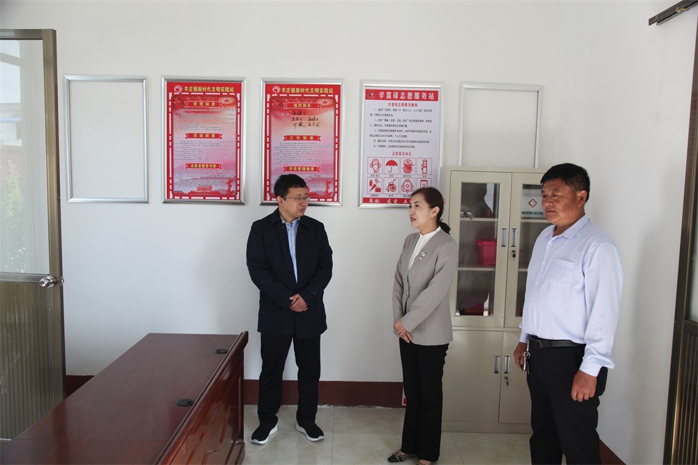PA视讯集团到羊庄镇东南于村开展结对共建新时代文明实践站活动