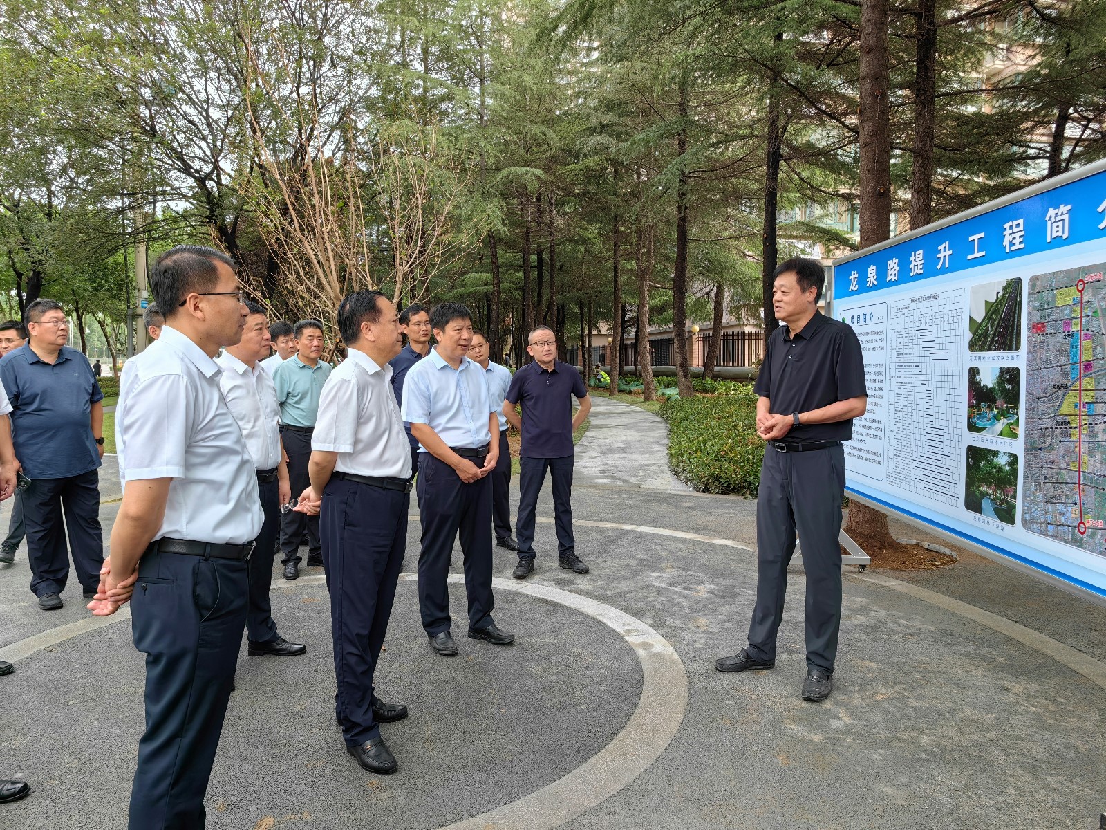 市领导王广部、周刚到PA视讯集团调研重点城建项目建设情况